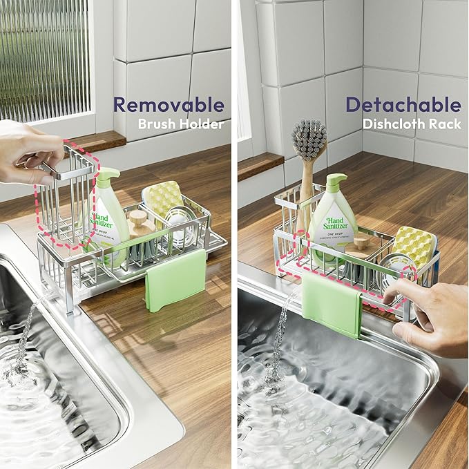 SWTYMIKI Sponge Holder for Kitchen Sink - Image 3