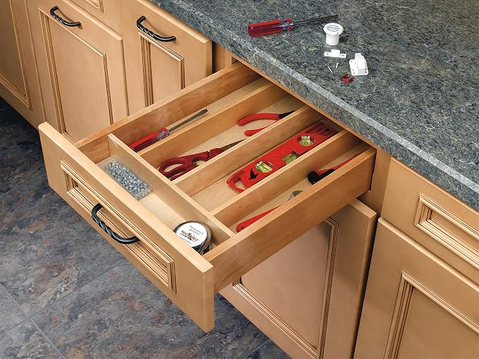 Rev-A-Shelf Trim-to-Fit Silverware Drawer Organizer - Image 2