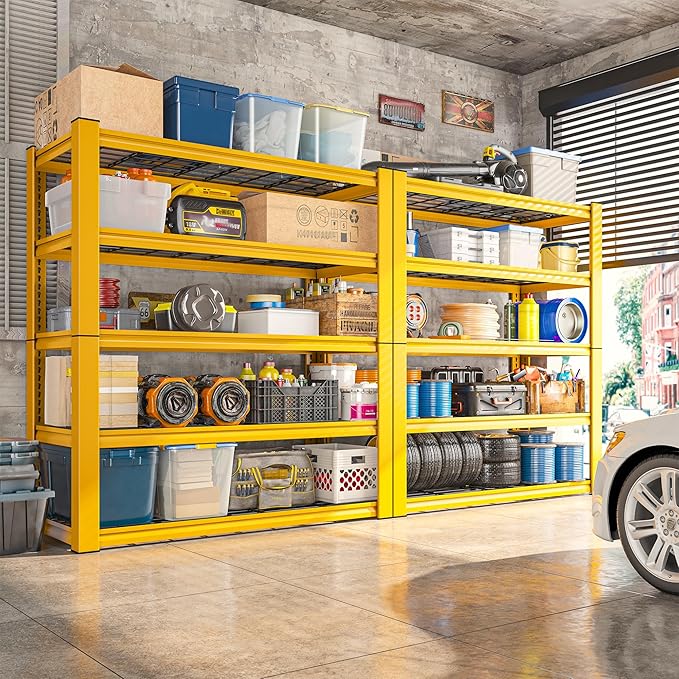REIBII 72''H Garage Shelving 3010 LBS Storage Shelves Adjustable Metal Shelving - Image 2