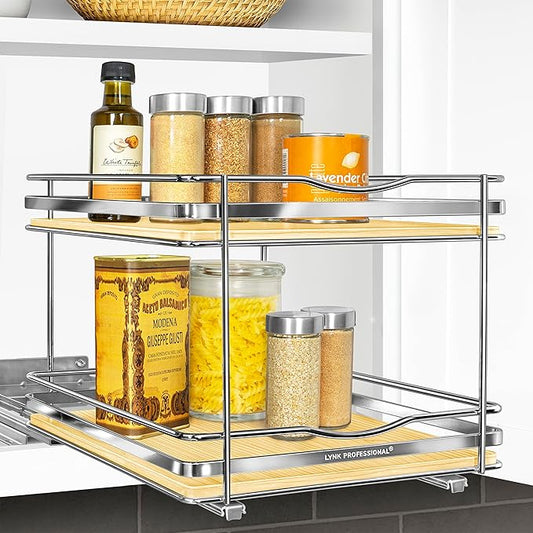 LYNK PROFESSIONAL® Élite™ Pull Out Spice Rack Organizer by LYNKPROFESSIONAL