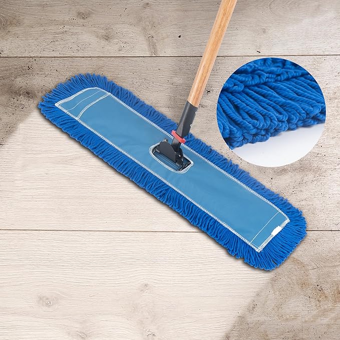 Matthew 36'' Microfiber Loop Dust Mop Washable Commercial&Residential Heavy - Image 5