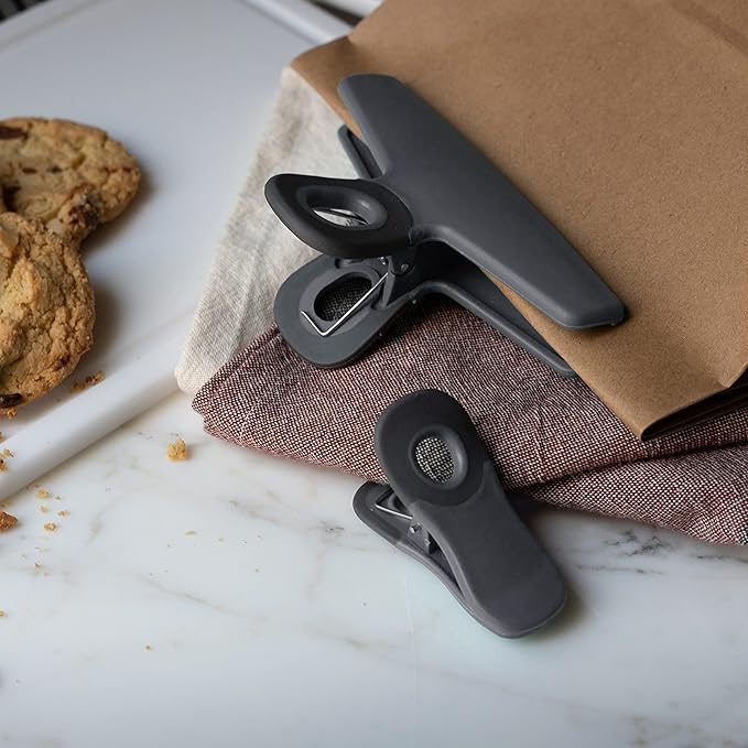 COOK WITH COLOR Bag Clips, Heavy Duty Chip Clip and Refrigerator Magnet Clips - Image 3