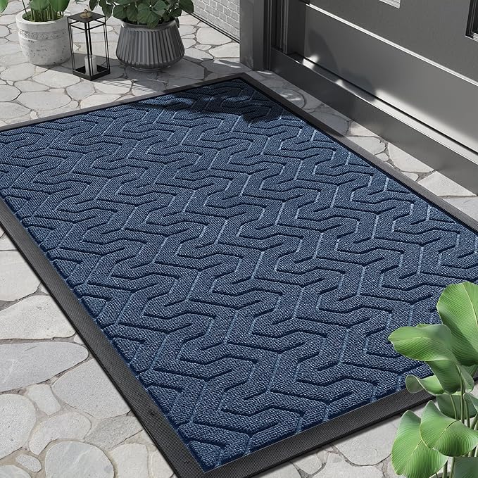 Yimobra Front Door Mat Outside Entrance 29.5x17, Waterproof Heavy Duty Outdoor by Yimobra