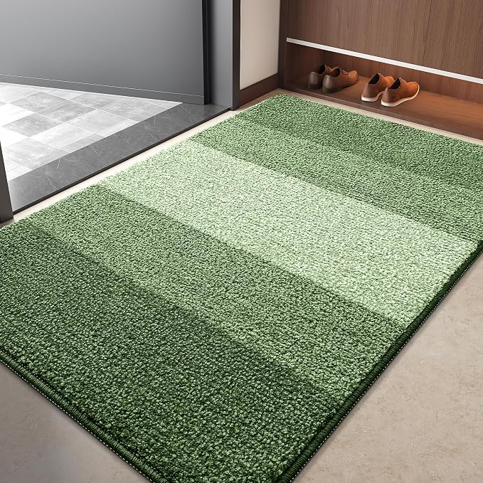 Kitinjoy Indoor Outdoor Door Mat, 40x32 Non-Slip Absorbent Dirt Trapper by Kitinjoy