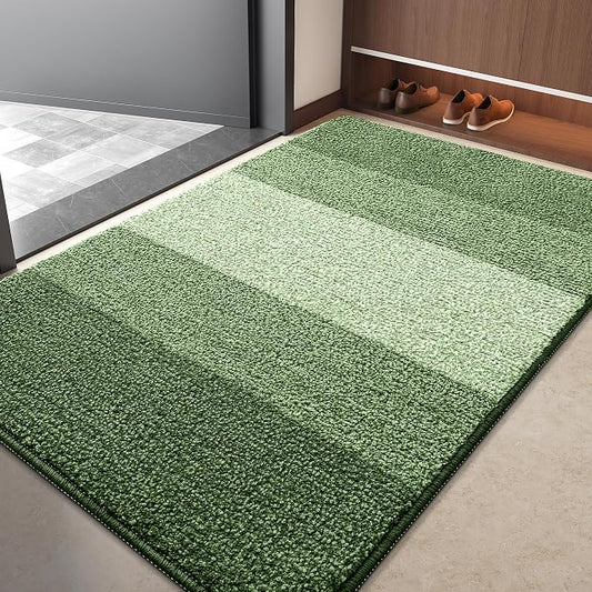 Kitinjoy Indoor Outdoor Door Mat, 40x32 Non-Slip Absorbent Dirt Trapper by Kitinjoy