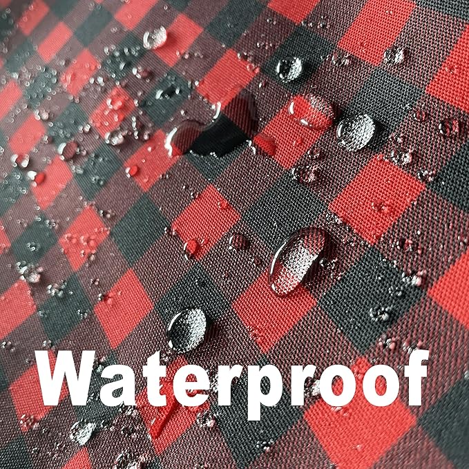 Gingham Xmas Tablecloth Fabric - Image 2