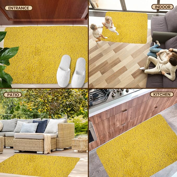 Premium Microfiber Indoor Door Mat – 24"x36" Washable Entry Mat, Waterproof - Image 7