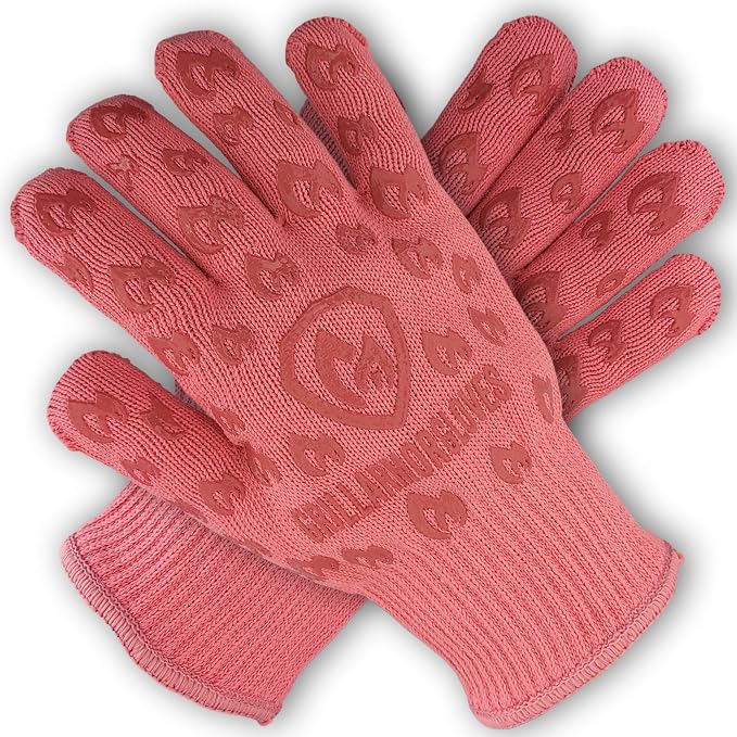 Grill Armor Oven Gloves 932°F Extreme Heat & Cut Resistant Oven Mitts by GrillArmorGloves