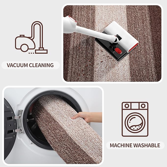 Kitinjoy Indoor Outdoor Door Mat, 59x20 Non-Slip Absorbent Dirt Trapper - Image 5