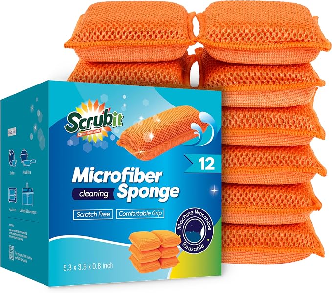 SCRUBIT Reusable Sponges for Dishes by SCRUBIT