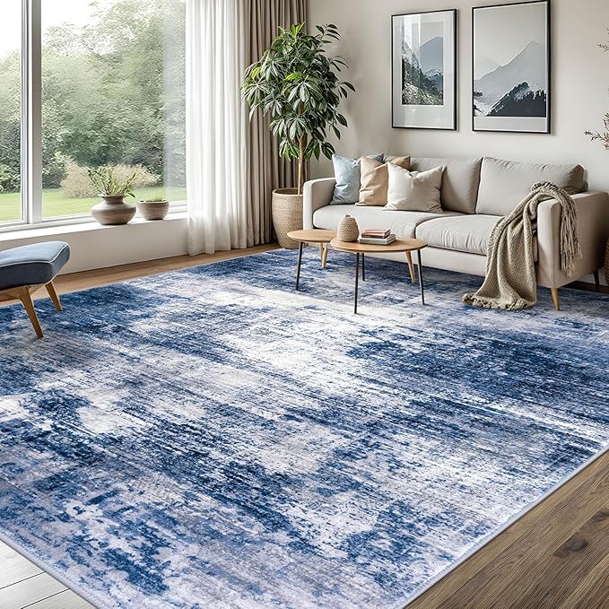 IOHOUZE Abstract Area Rugs 8x10 Ft Washable Large Rugs by iOhouze