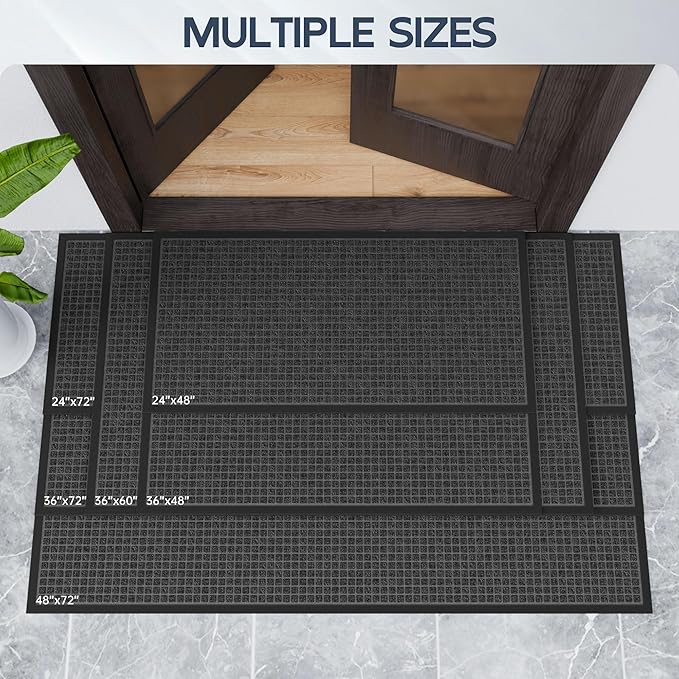 Amyracel Welcome Mat Indoor Door Mat, Heavy Duty Outdoor Mats - Image 7