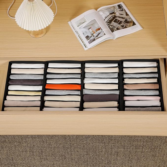 4 Packs T-shirt Drawer Organizers - Image 6