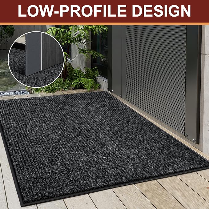 Vicwe Indoor Outdoor Door Mat, Non-Slip Washable Doormats Entrance Mats - Image 3