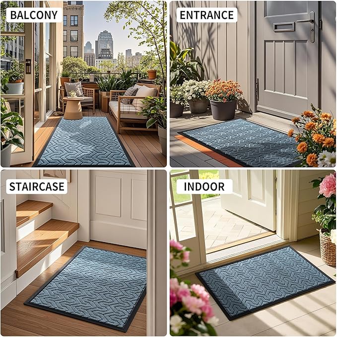 Yimobra Large Door Mat Outside Entrance 36x24, Waterproof Heavy Duty Outdoor - Image 6