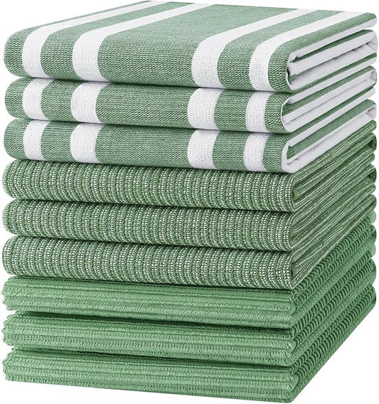 Homaxy Premium Kitchen Towels, Large Cotton 380 GSM Kitchen Hand Towels by Homaxy