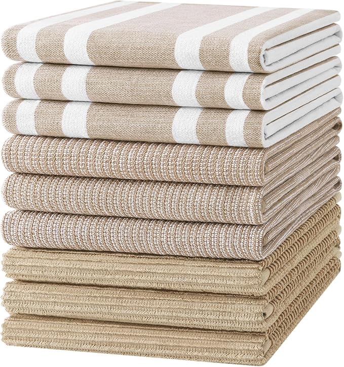 Homaxy Premium Kitchen Towels, Large Cotton 380 GSM Kitchen Hand Towels by Homaxy