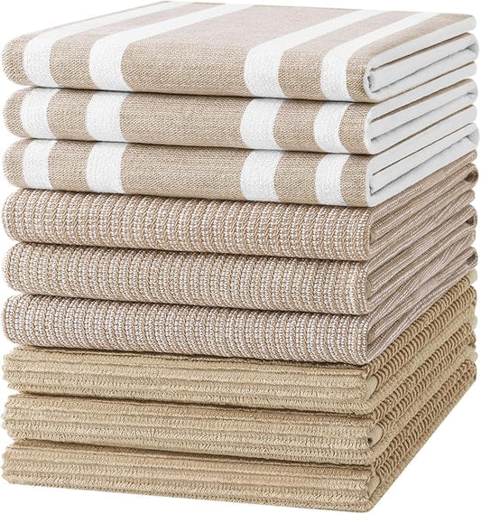 Homaxy Premium Kitchen Towels, Large Cotton 380 GSM Kitchen Hand Towels by Homaxy