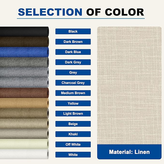KING MOUNTAIN Linen Repair Patches, Self-Adhesive Linen Fabric Patches - Image 7