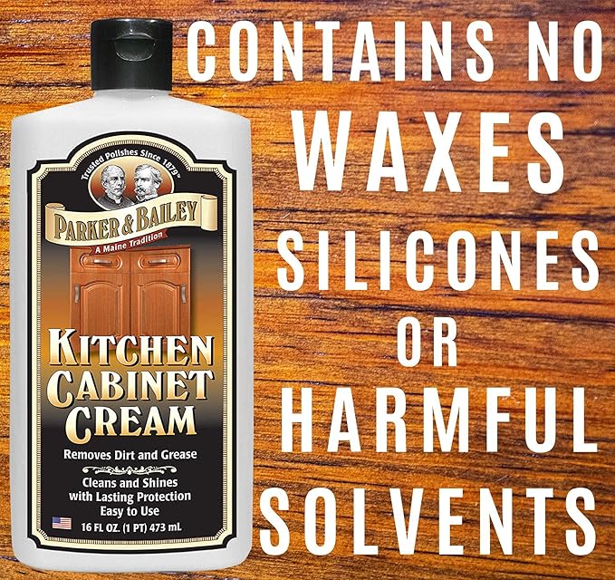 Parker and Bailey Kitchen Cabinet Cream-Wood Cleaner-Grease Remover 16 oz - Image 3