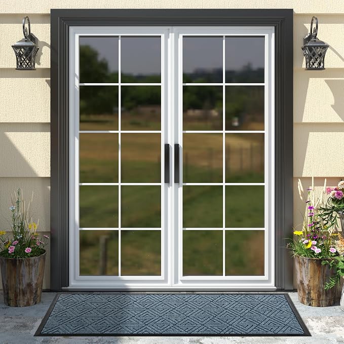 Yimobra Large Door Mat 47x24, All-Weather Waterproof Non-Slip Welcome Matt - Image 3