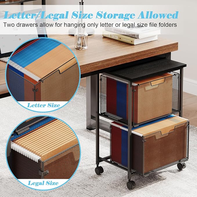 Letter/Legal Rolling File Cart - Image 6