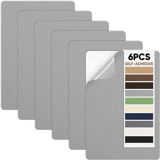Canvas Patch 5.5 x 8 Inches 6Pcs Self-Adhesive Waterproof Canvas Patch Kit by Unknown
