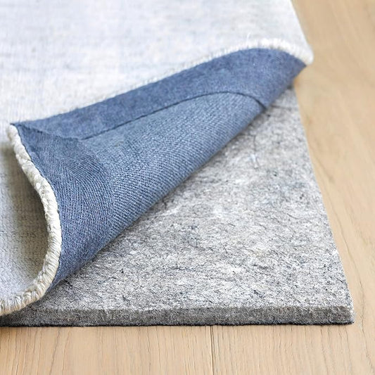 RUGPADUSA - Dual Surface - 8'x10' - 1/2" Thick - Felt + Rubber - Non-Slip by RugPadUSA