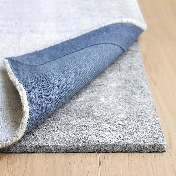 RUGPADUSA - Dual Surface - 5'x8' - 1/2" Thick - Felt + Rubber - Non-Slip by RugPadUSA