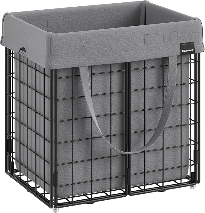 SONGMICS Laundry Hamper, 11 Gal. Laundry Basket, Collapsible Clothes Hamper by SONGMICSbySONGMICSHOME