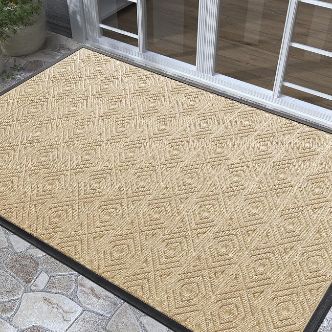 Yimobra Door Mat, Outdoor Indoor Entrance Welcome Mat, Heavy Entry Front Door by Yimobra