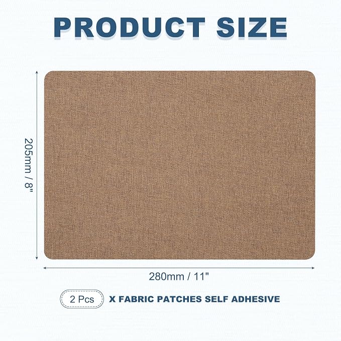 PATIKIL 8x11 Inch Linen Repair Patches - Image 2