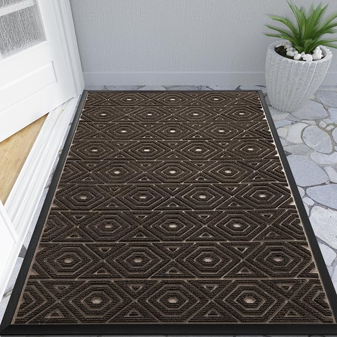 Yimobra Door Mat, Outdoor Indoor Entrance Welcome Mat, Heavy Entry Front Door - Image 8