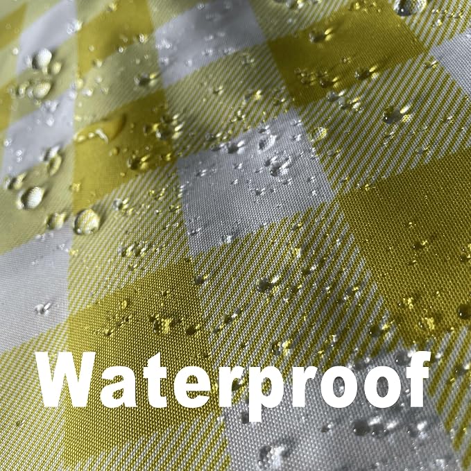 Classic Gingham Plaid Tablecloth Fabric - Image 2