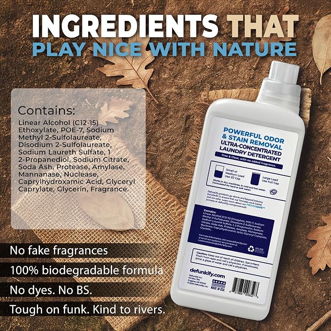 Laundry Detergent 62 Load/37.7 FlOz. 'Free & Clear' Liquid Laundry Detergent- - Image 4