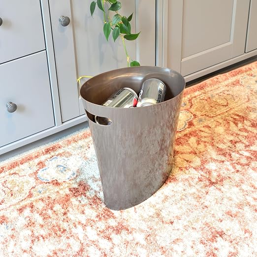 Youngever 2 Gallon Slim Trash Can, Plastic Garbage Container Bin, Small Trash - Image 3