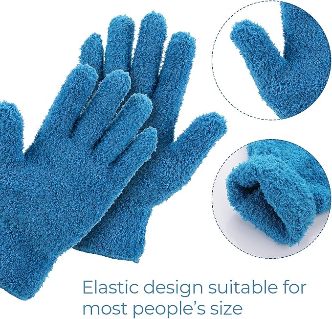 Grevosea 2 Pairs Microfiber Gloves - Image 3