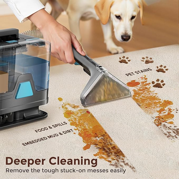 DEVOAC C8 Portable Carpet Upholstery Spot Cleaner Machine - Image 2