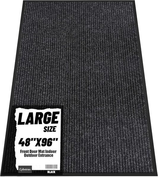 Front Door Mat Indoor Outdoor Entrance, TPR Backing Non-Slip Doormats, Low by Unknown