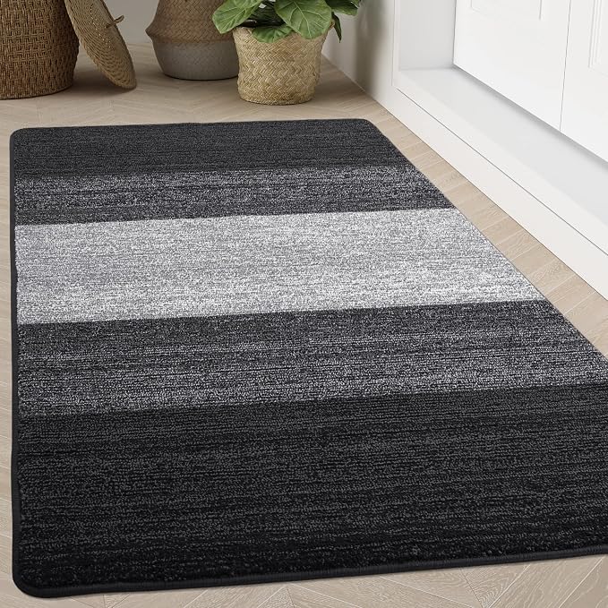 Kitinjoy Indoor Outdoor Door Mat, 71x47 Non-Slip Absorbent Dirt Trapper by Kitinjoy