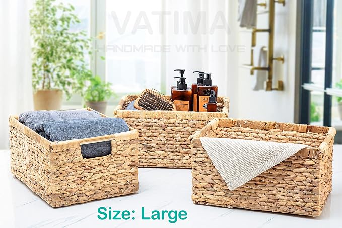 Water Hyacinth Storage Baskets - Image 8