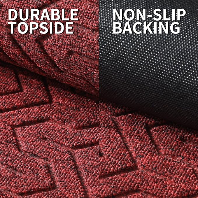 Yimobra Front Door Mat Outside Entrance 29.5x17, Waterproof Heavy Duty Outdoor - Image 4