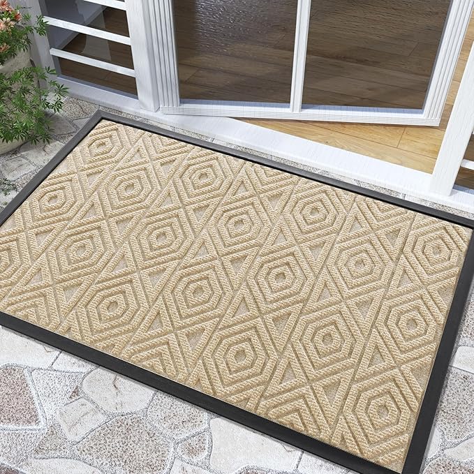Yimobra Door Mat, Outdoor Indoor Entrance Welcome Mat, Heavy Entry Front Door by Yimobra