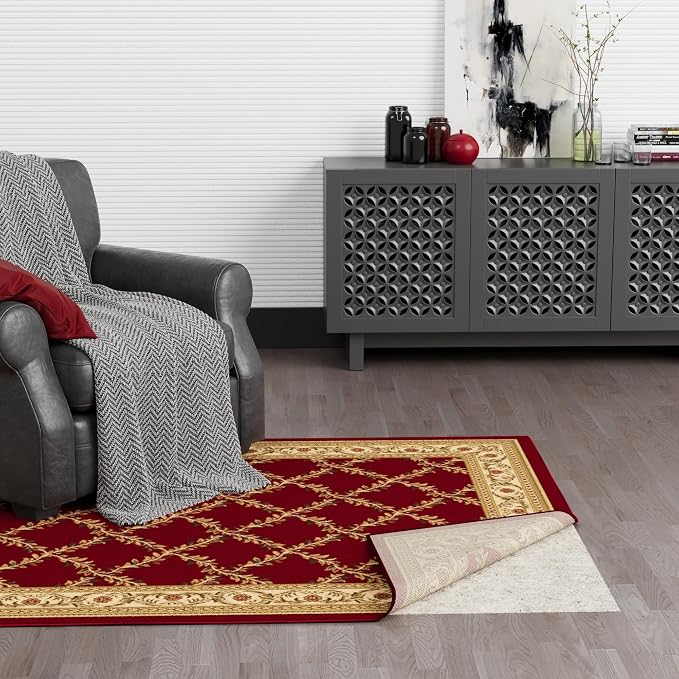 Ottomanson 2'7" x 12' Non-Slip Rug Pad Gripper 1/12 Inch Ultra Thin Dual - Image 10