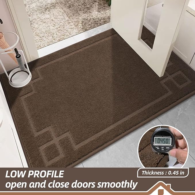 BEQHAUSE Door Mat 36" x 60", Non-Slip Door Mats Indoor Entryway Rugs Washable - Image 3