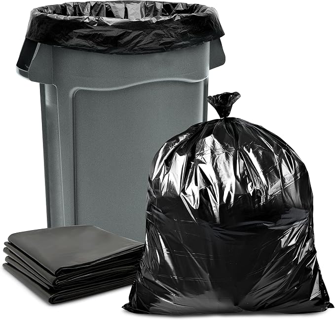 Veska 33 Gallon Trash Bags, Large Black Garbage Bags 30 Gallon, 32 Gallon - Image 8
