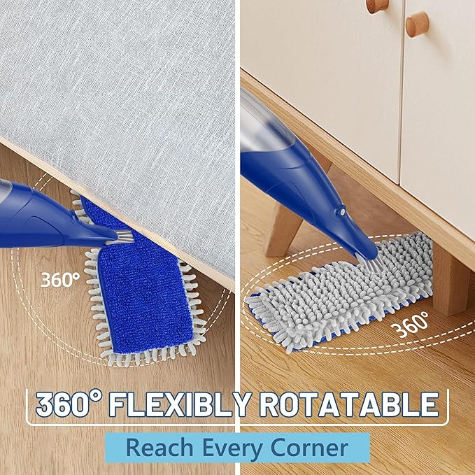 Papclean Spray Mops for Floor Cleaning: Double Sided Dust Mop for Hardwood Wood - Image 7