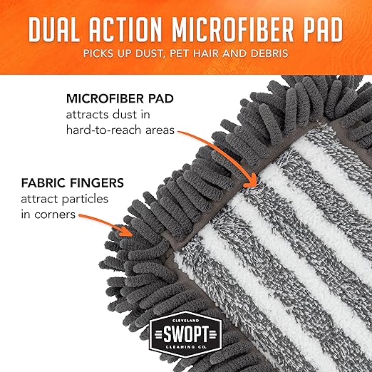 SWOPT 18” Microfiber Dust Mop Head - Image 8
