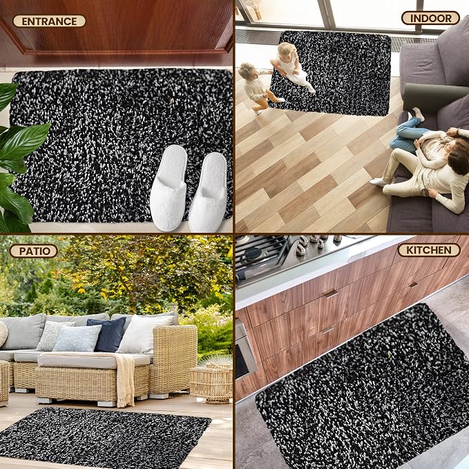 Premium Microfiber Indoor Door Mat – 36"x60" Washable Entry Mat, Waterproof - Image 7
