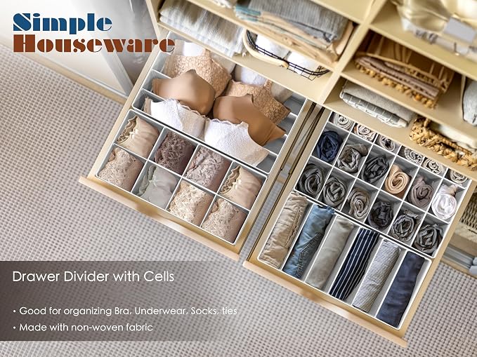 Simple Houseware 4-Pack Drawer Organizer Set - Image 6